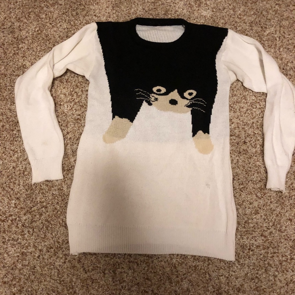 Cat sweater size S